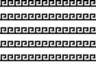 Sticker Autocollant style versace bande  liseret antique  BL351