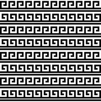 Sticker Autocollant style versace bande  liseret antique  BL348