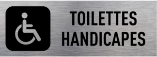 Sticker Autocollant toilettes handicapés wc signalétique   SIG546