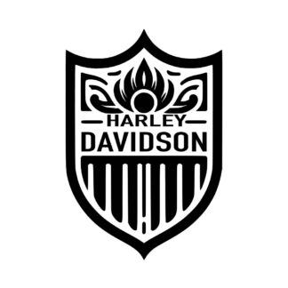 Sticker autocollant écusson Harley Davidson HD204