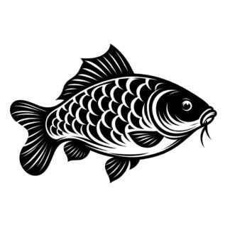 Sticker Autocollant Carpe pêche P1213