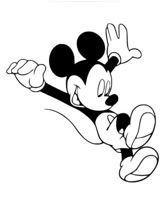 Sticker Autocollant Mickey MS321