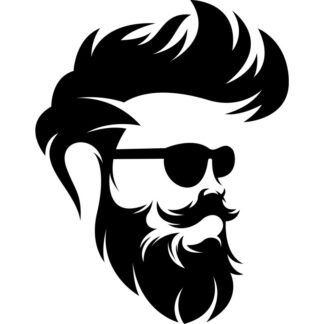 Sticker Autocollant barbier metier  BB36