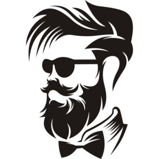 Sticker Autocollant barbier metier  BB37