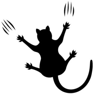 Sticker Autocollant chat animaux  AN2448