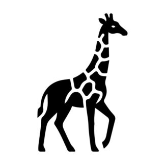 Sticker Autocollant girafe  animaux  AN2432