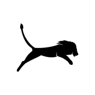 Sticker Autocollant lion felin animaux  AN2457
