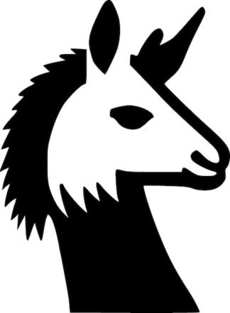 Sticker Autocollant lama  animaux  AN2424