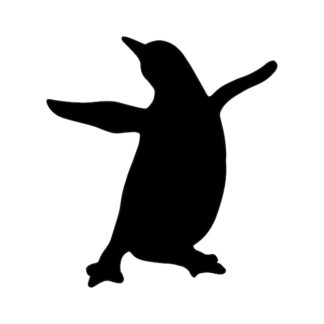 Sticker Autocollant pinguin manchot marin animaux  AN2436