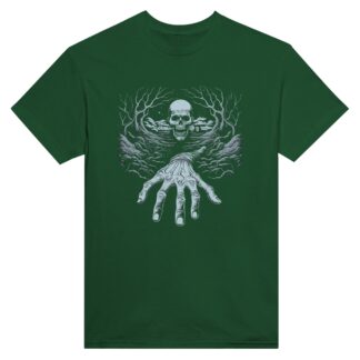 T-shirt unisexe squelette ras du cou