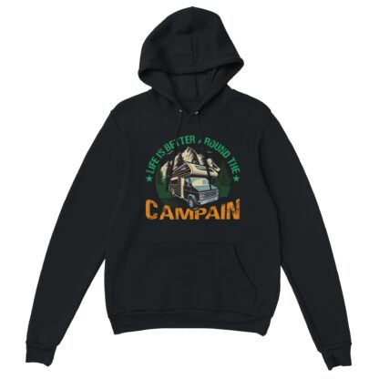 Sweat à capuche unisexe premium camping