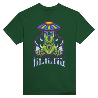 T-shirt unisexe épais ras du cou alien