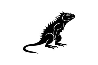 Sticker Autocollant iguane dragon animaux  G62