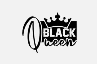 Sticker Autocollant black queen princesse  P175