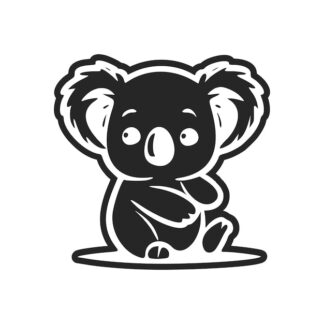 Sticker Autocollant koala animaux  VK64