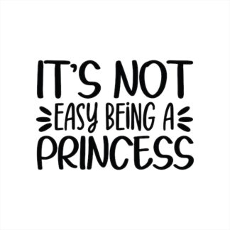 Sticker Autocollant texte princesse  P177