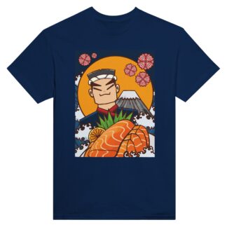 T-shirt unisexe ras du cou Japon sushi