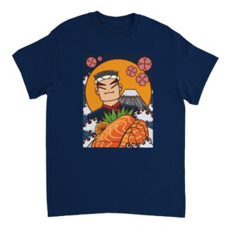 T-shirt unisexe ras du cou Japon sushi