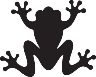 Sticker Autocollant grenouille animaux  G71