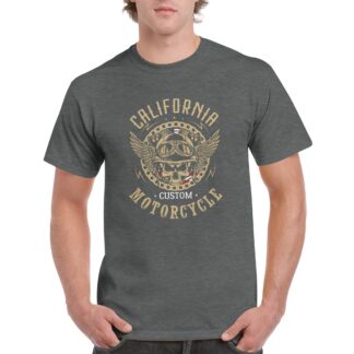 T-shirt unisexe moto ras du cou California