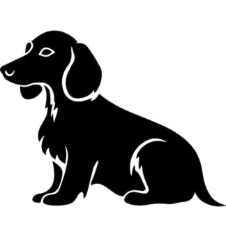 Sticker Autocollant chien animaux  ANX90