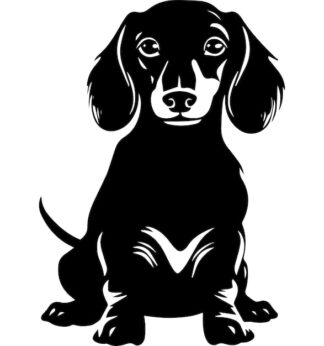 Sticker Autocollant chien animaux  ANX78