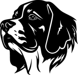 Sticker Autocollant chien de berger animaux  ANX97