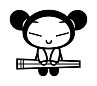 Sticker Autocollant pucca manga  MG2118