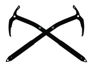 Sticker Autocollant piolet  montagne  MT2120