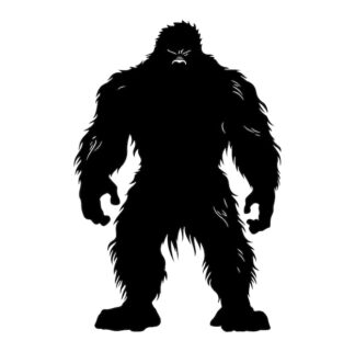 Sticker Autocollant yeti animal bigfoot montagne  MY2116