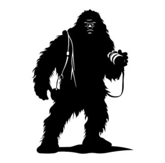 Sticker Autocollant yeti animal bigfoot montagne  MY2112