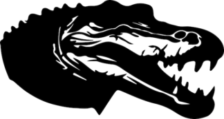 Sticker Autocollant crocodile caiman animaux  MH14