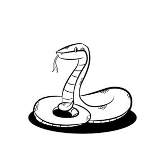 Sticker Autocollant serpent reptile animaux  ANI905