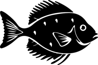 Sticker Autocollant poisson pêche marin dory animaux  ANI889
