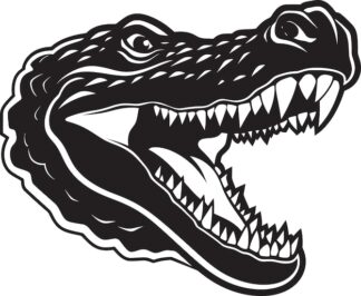 Sticker Autocollant crocodile animaux  MH16