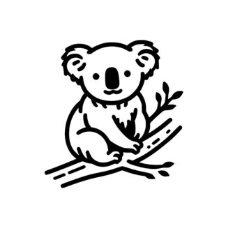 Sticker autocollant koala ANI205