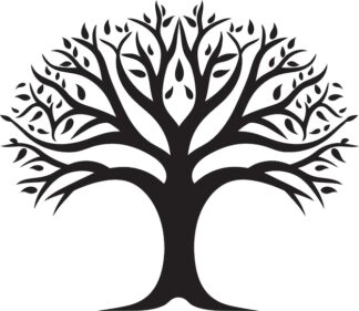 Sticker Autocollant arbre fleur  FL913