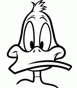 Sticker Autocollant Daffy duck hero  EN545