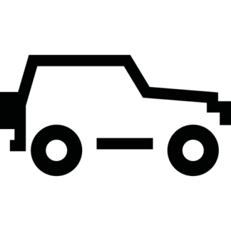 Sticker Autocollant jeep 4x4 auto  AU92