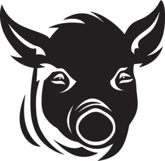 Sticker Autocollant cochon animaux  ANI110