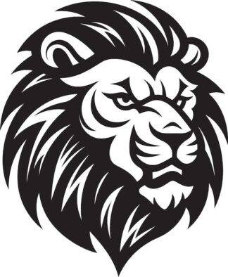 Sticker Autocollant lion animaux  ANI92