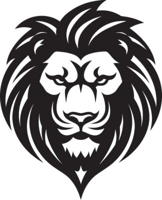 Sticker Autocollant lion animaux  ANI123