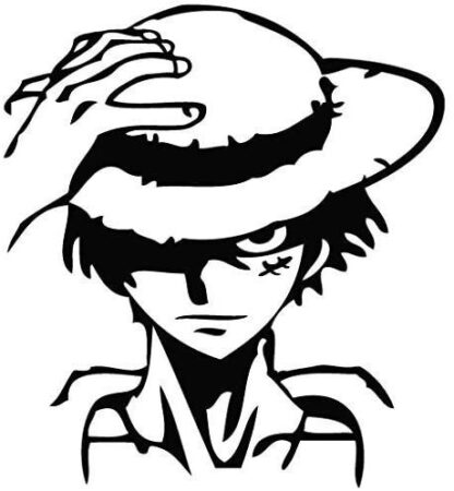 Sticker Autocollant luffy manga one peace hero  PAT35 Sticker Autocollant luffy manga one peace hero  PAT35