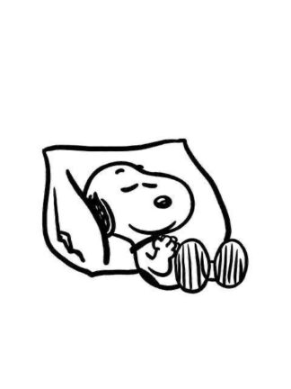 Sticker Autocollant snoopy chien dodo animaux  ANI741