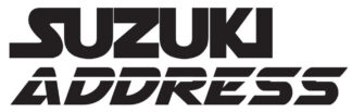 Sticker Autocollant suzuki address moto  MT35