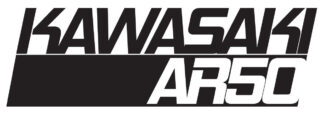 Sticker Autocollant kawasaki ar50 moto  MT41