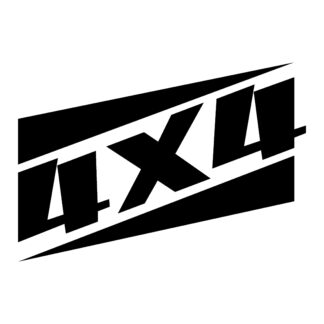 Sticker Autocollant  4X4  4X434