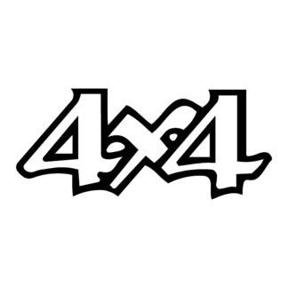 Sticker Autocollant contour 4X4  4X432