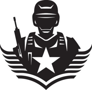 Sticker Autocollant soldat army  ANI0820