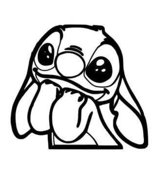 Sticker Autocollant stitch hero  HE0925